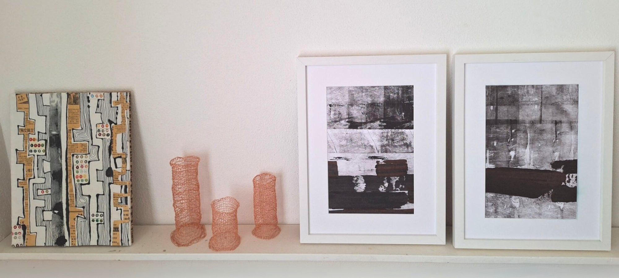 Blick ins Atelier von Monika Schiwy-Jessen, PaperArt - Künstlerin bei FEMARTPSACE.