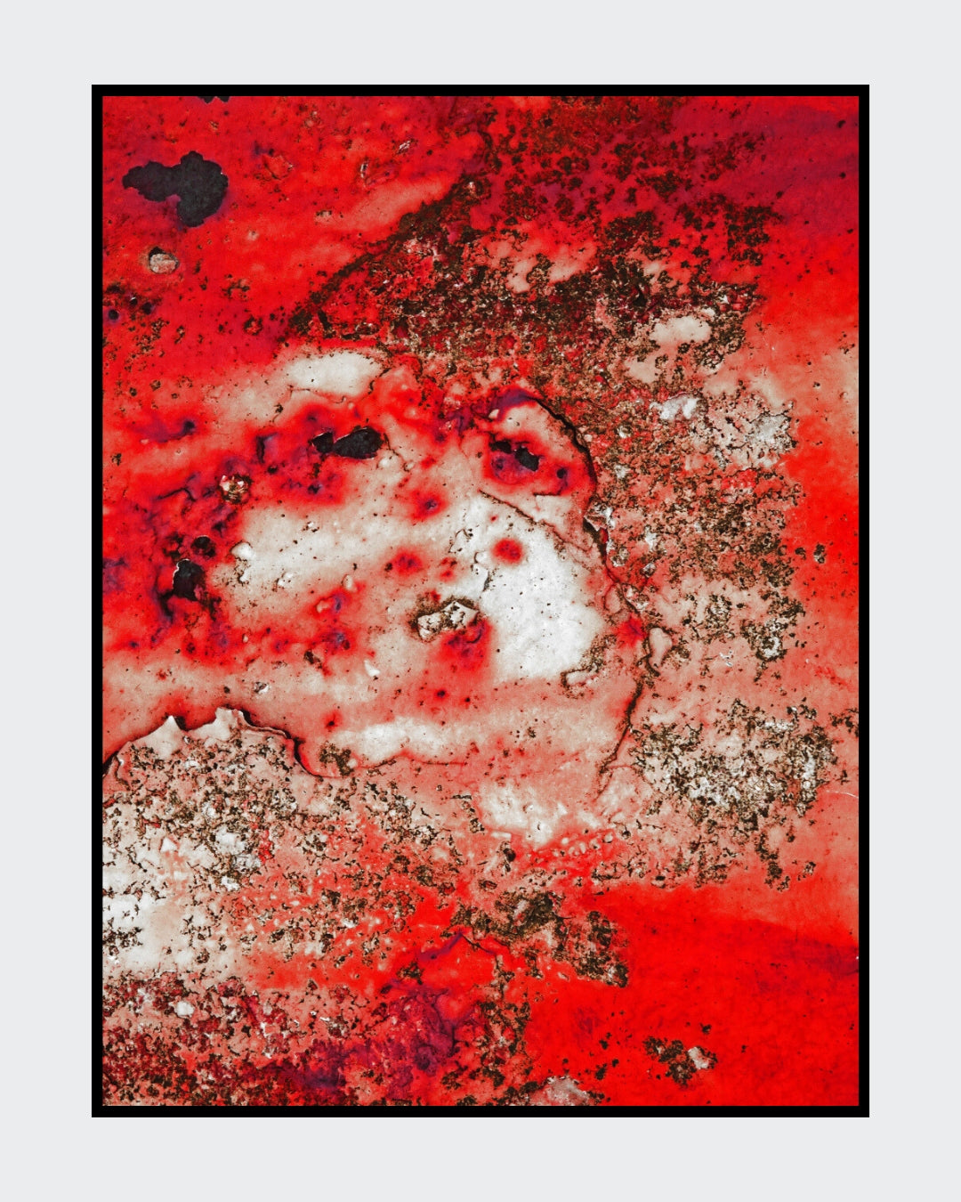 Fotografie "Ein Mädchengesicht" von Ralf Sempf. Ein geheimnisvolles Motiv wurde in ein Mädchengesicht verwandelt. Gedruckt auf Leinwand mit Keilrahmen, Format 80 x 60 cm. Bei FemArtSPACE.