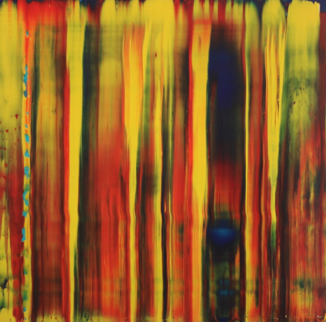 Dieses Werk von Stefan Vennemann ist ein typisches Beispiel für seine abstrakte Malerei. Die lebendigen Farben und die dynamische Anordnung der Streifen sind charakteristisch für seinen Stil. Das Gemälde vermittelt eine starke emotionale Wirkung und lädt den Betrachter ein, eigene Assoziationen zu entwickeln.