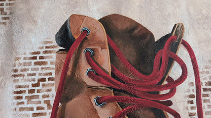 Discarded, Acryl auf Keilrahmen, 130x100 cm